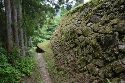 岩村城跡二の丸石垣