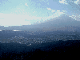 杓子山からの富士山