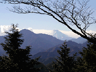 石老山からの富士山